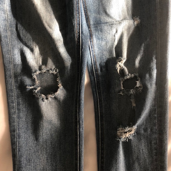 JUSTUSA size 1 distressed jeans - Picture 2 of 7